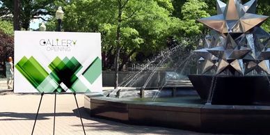 polyair sign, smooth signs, single sided lightweight sign, lightweight sign, double-sided sign