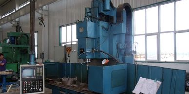 china electric induction melting furnace electric arc furnace produce by heavy  cnc vrtical lathe