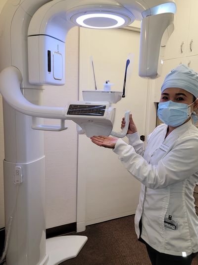 Our new dental CAT scan machine