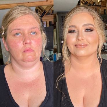 MAKEUP ARTIST BEFORE AND AFTER WITH HOLLY MICHELLE