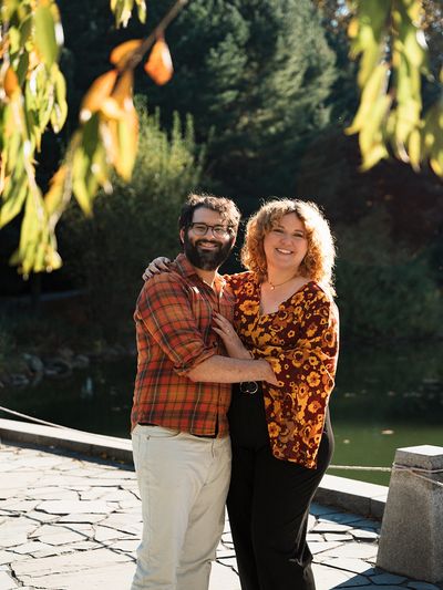 The couple just recently got engaged at Brooklyn Botanic Garden | NYC Proposal Photographer
