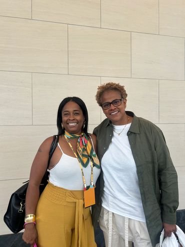 Melissa Bradley & I, my mentor who served in Bill Clinton & Barack Obama's Administration