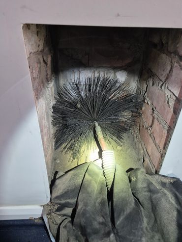 Chimney sweeping in Oxton