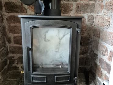 log burner smoke test Bebington