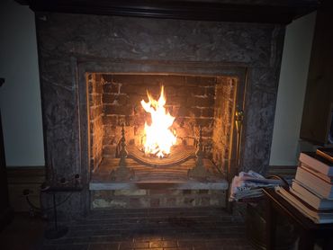 open fire cleaned in port sunlight