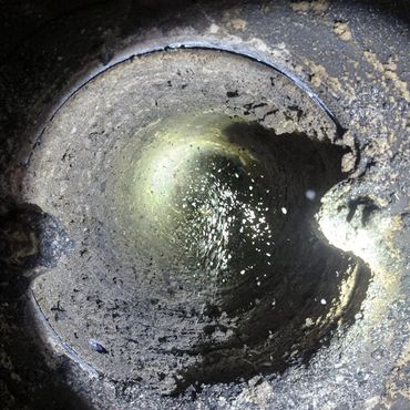 soot creosote in chimney flue flexi liner