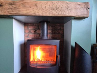 log burner sweep carried out in Bromborough