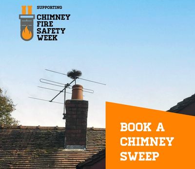 chimney fire safety week, book a chimney sweep