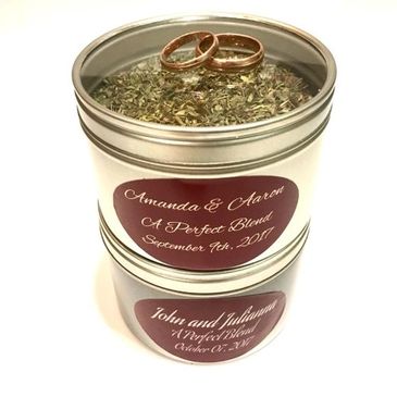wedding party favor with your custom name and date