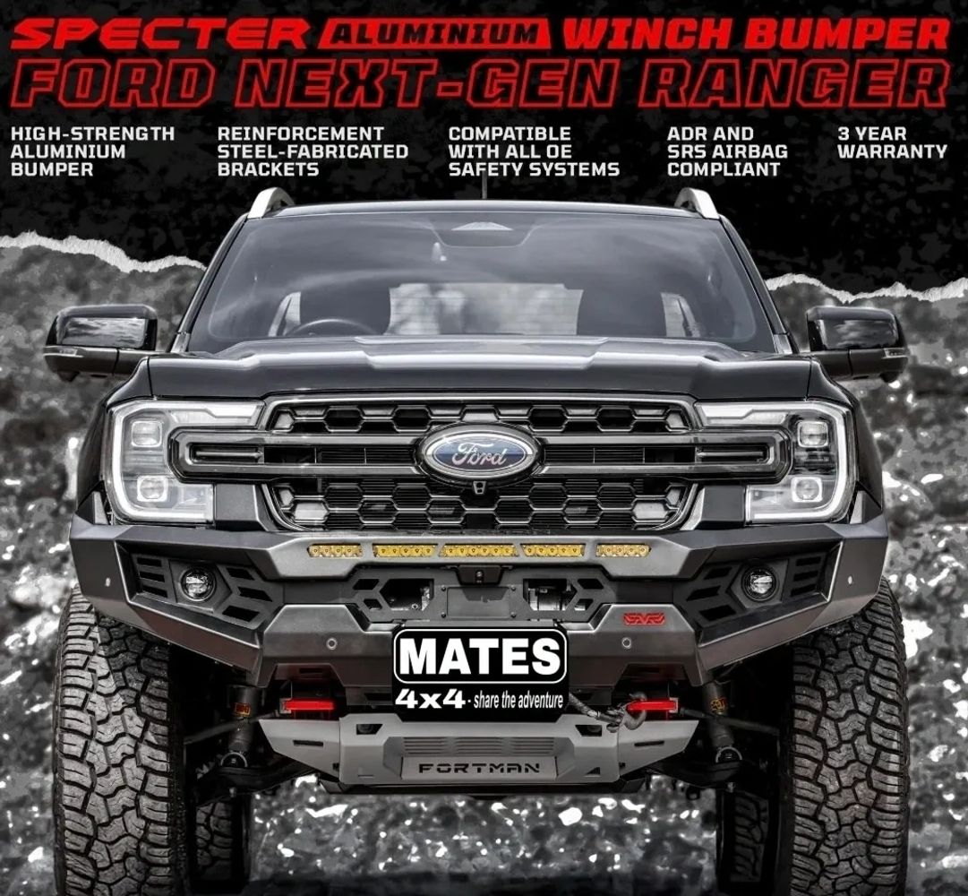 Fortman aluminium bullbar, Maxliner Venture Canopy, Mates 4x4