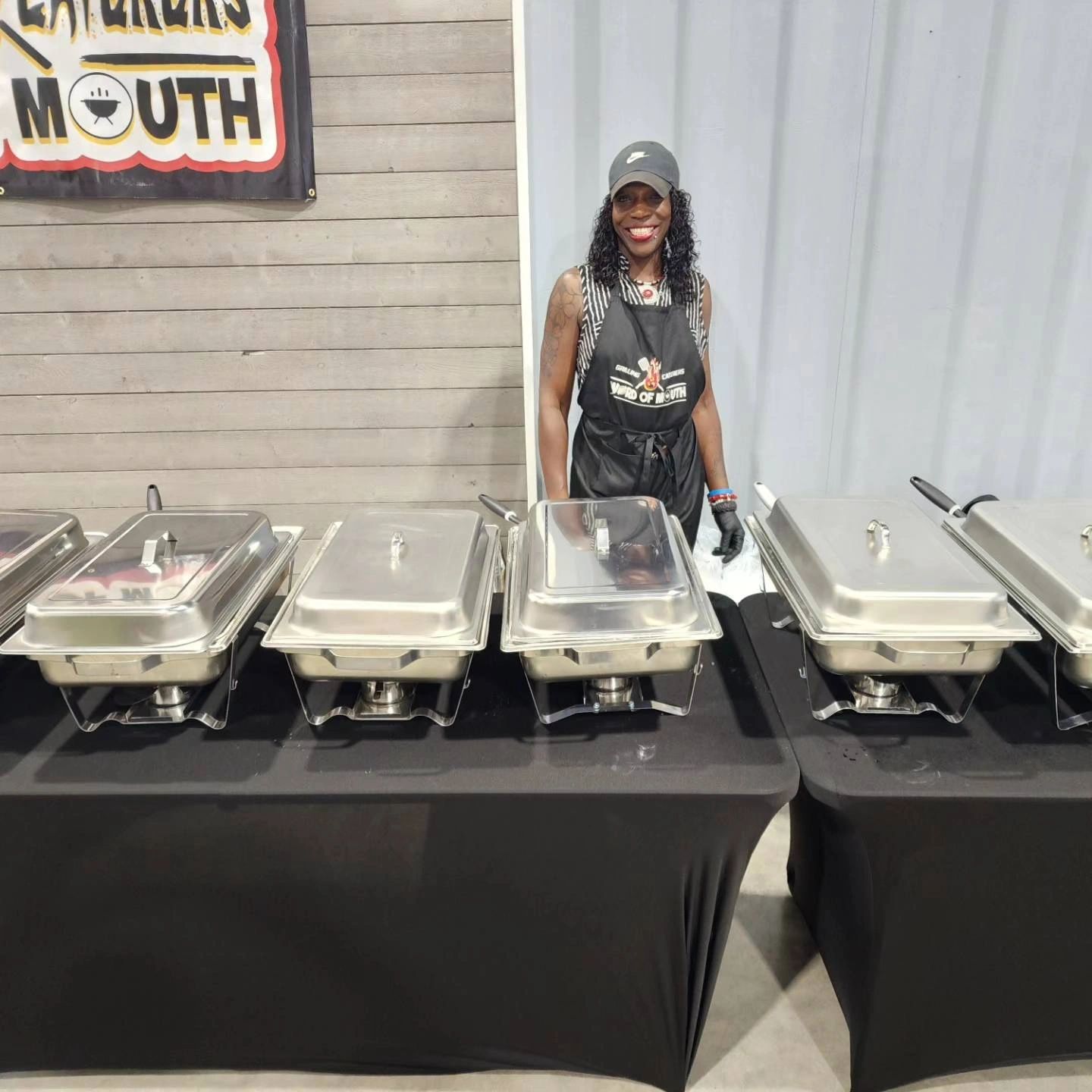 Catering event in Clinton Maryland hosted by Word of Mouth Grilling and Caterer