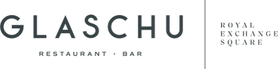 Logo of Glaschu Restaurant and Bar at Royal Exchange Square.
