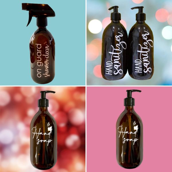 Glass Bottles & Labels
