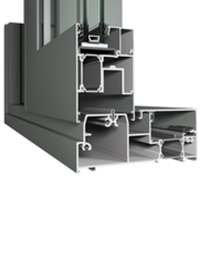 Yüksek kaliteli (kaldır & sür opsiyonlu) bir sürme sistemidir, mükemmel yalıtım özelliklerine sahip