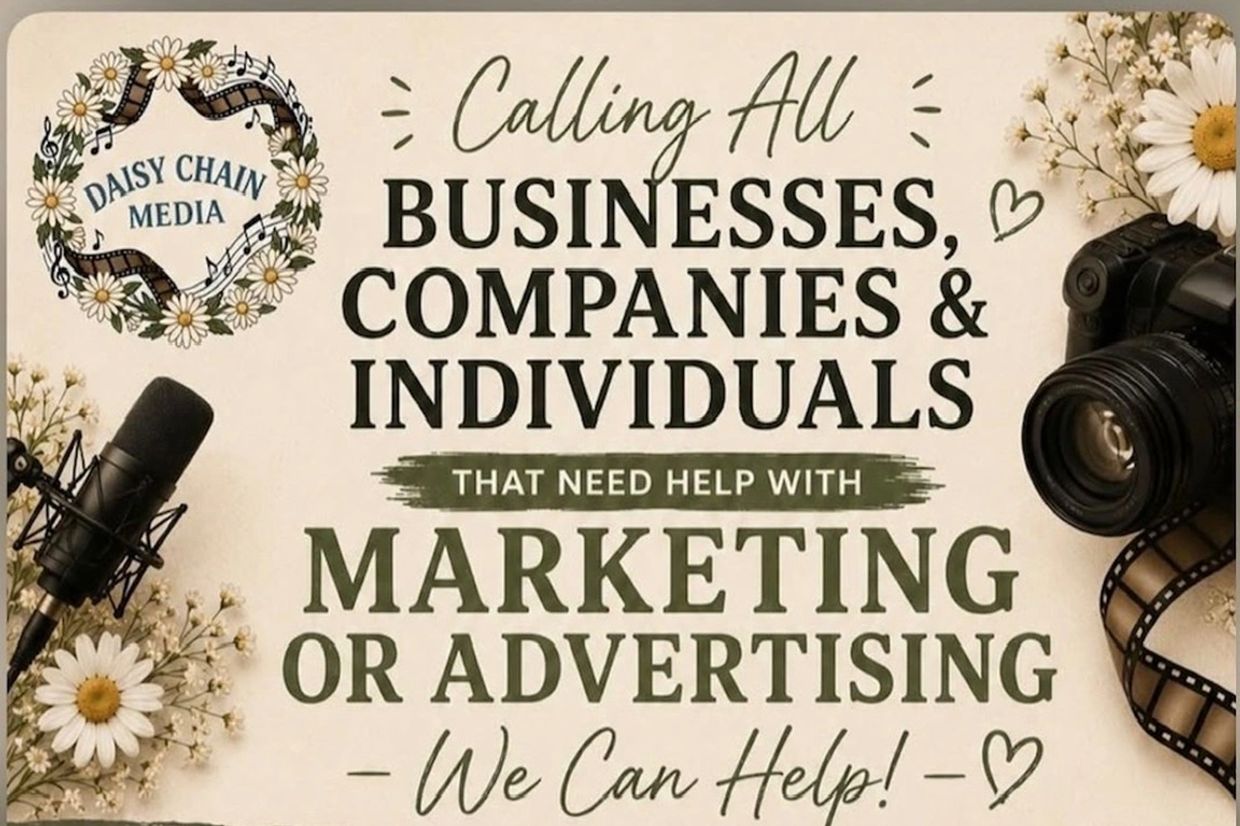 Marketing and advertising help for businesses and individuals.