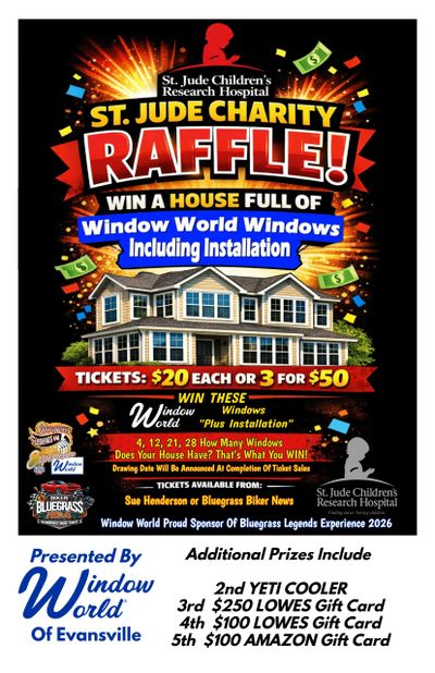 St. Jude Charity raffle for a house with Window World windows and installation.