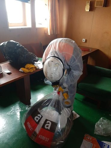 asbest özel koşul toplama ambalajlama