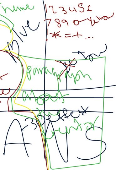 Triptych Poster 2 Rough Draft: Priori Sans