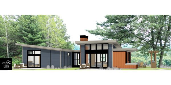 Idea home - Forever Home 2020 - Loon Architects custom home design for using aging in place concepts.