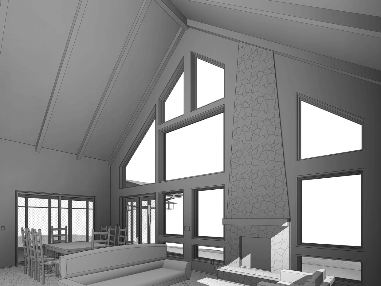 Stunning view of Lake Superior from living room