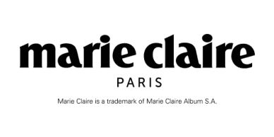 Marie Claire Paris logo with trademark notice.
