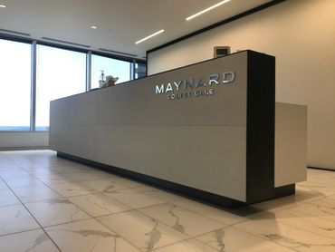 Blackened Steel Trim On Desk