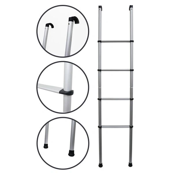 Bunk ladder for safe climbing in RVs