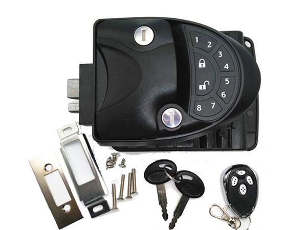 Keyless RV entry door lock for RVs and caravans