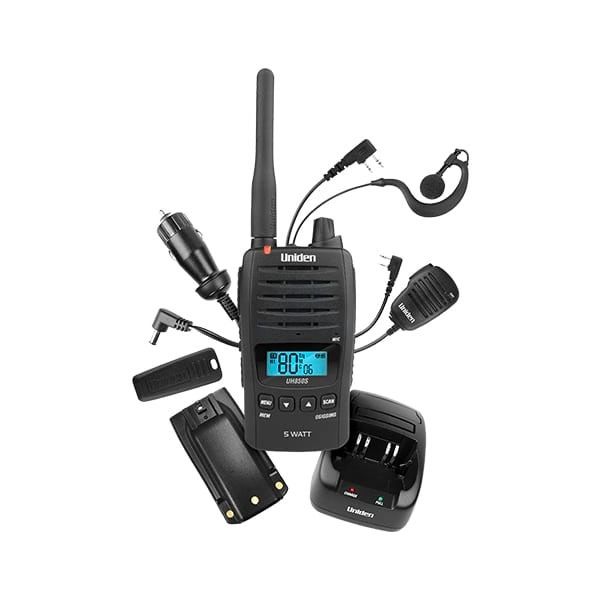 Uniden UH850S handheld UHF radio for caravans and off-road use