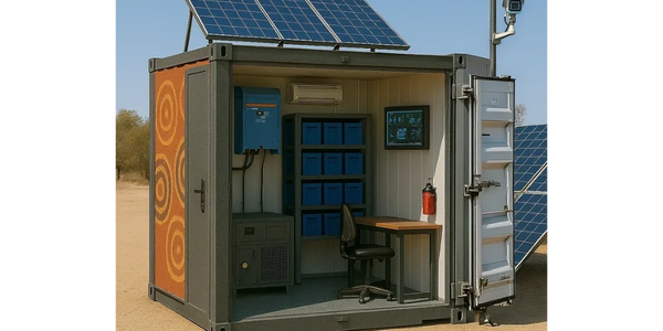 This is a containerise module power station