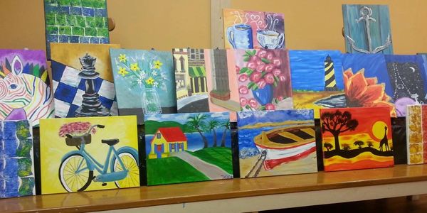 Walk in and paint Canvas!