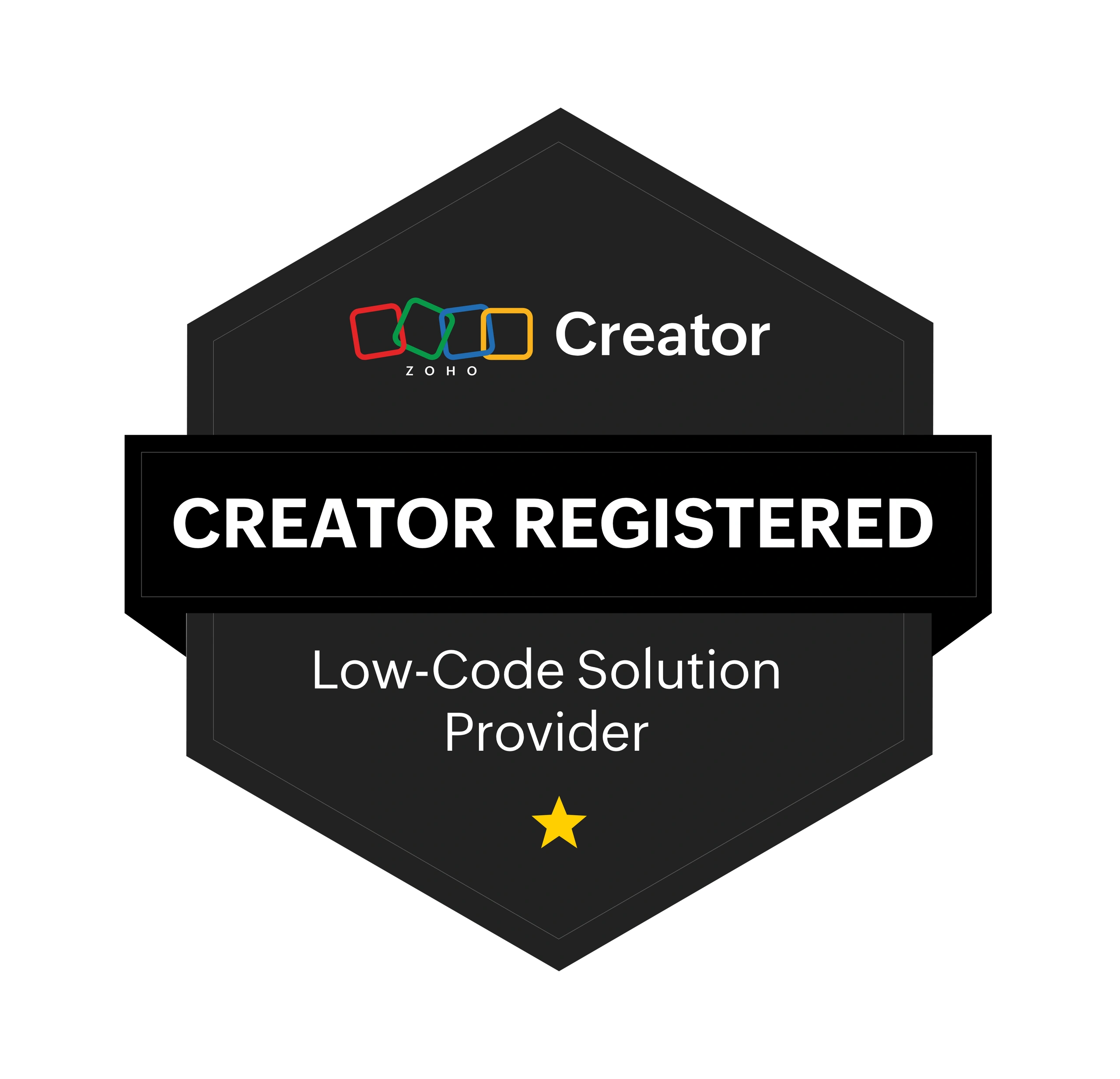 Zoho Creator Registered Low-Code Solution Provider.