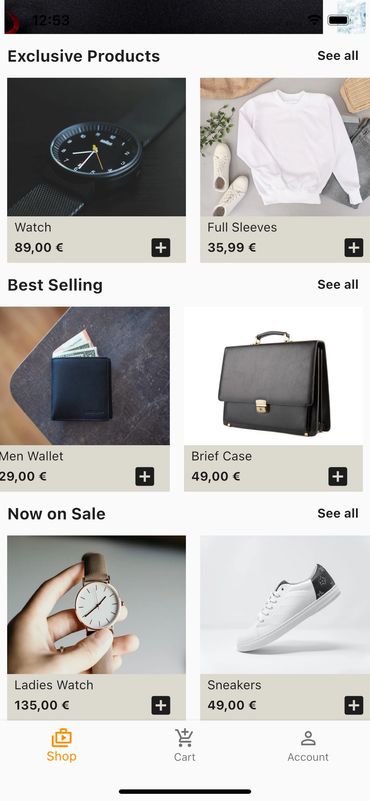 ecommerce app