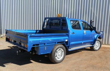 Wardlaw Welding design customised steel Ute trays for single cab, space cab and dual cab options.