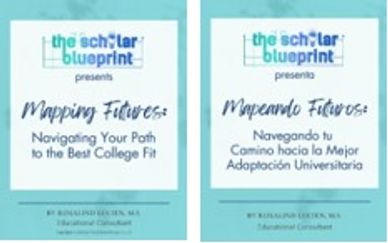 Book covers Mapping Futures in English and Spanish by Rosalind Lucien.