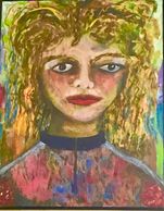 Portrait of Wild young Woman