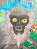 Bioko Drill with hand outstretched