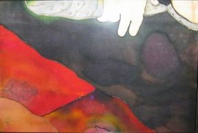 Silk Painting of Space and Gravity