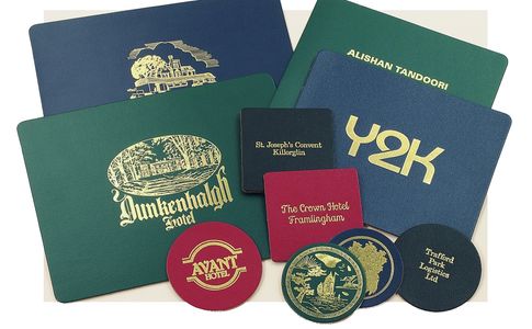 Bonded Leather Tablemats and coasters