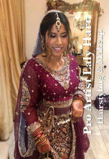 Professional airbrush makeup artist, hairstylists and expert saree drapists+Dupatta near Mesa AZ