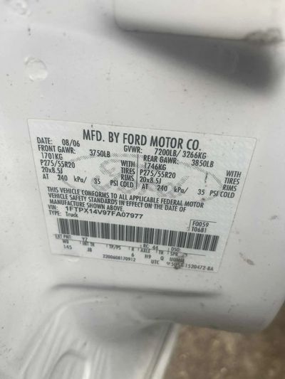 Replacement Ford VIN Stickers