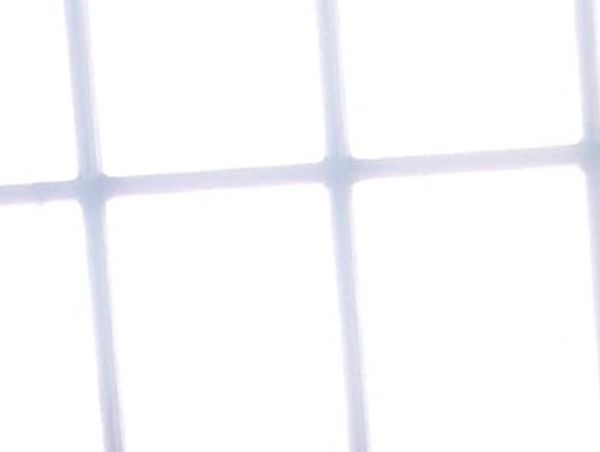 Close-up of a bright window with grid-like panes.