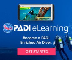 PADI eLearning. PADI Nitrox Diver course. PADI Enriched Air Diver course