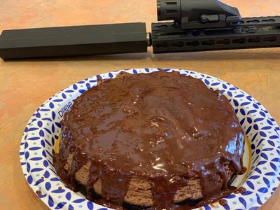 The Osprey™ is the lightest, quietest multi caliber Suppressor on the market, here its on a 9mm.