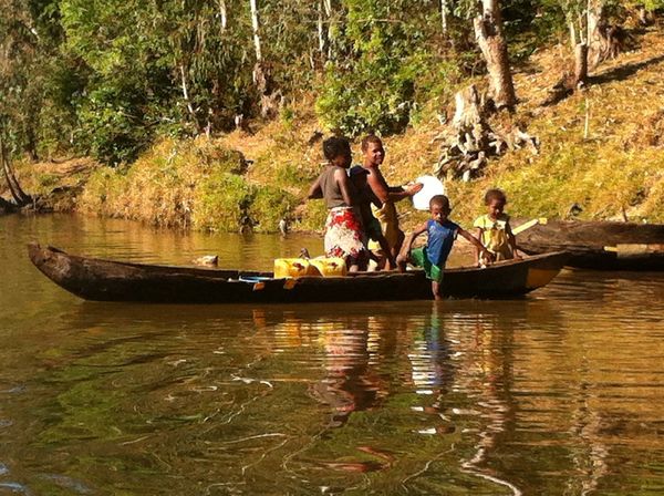 People with clean water