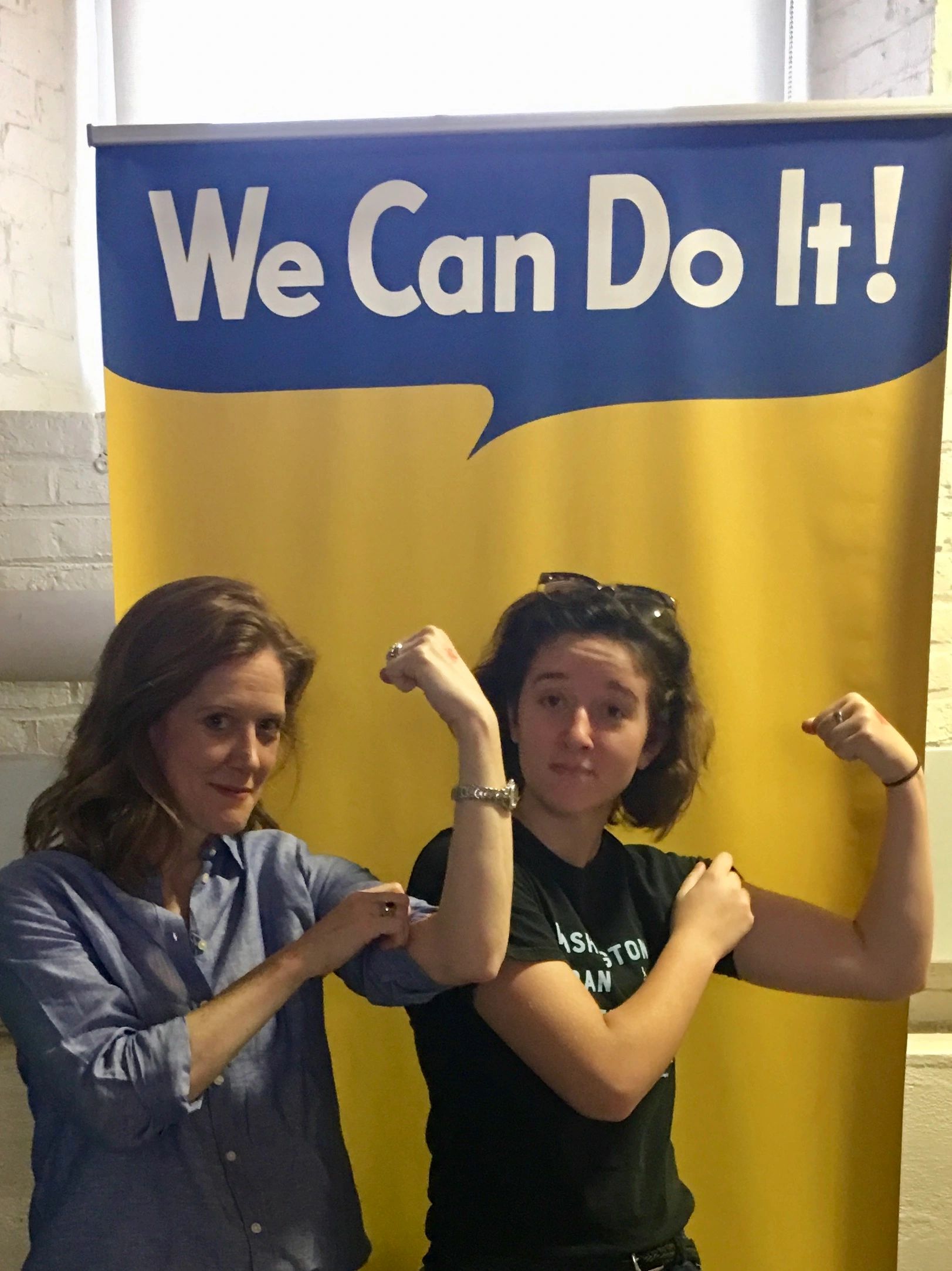 Candice Frost and Katherine O'Brien prepared to take on the world