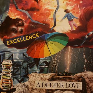 a collage. "Black Excellence: A Deeper Love"