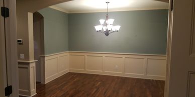 wainscoting, home renovation, home improvement, trim carpentry, kitchen remodel, crown molding