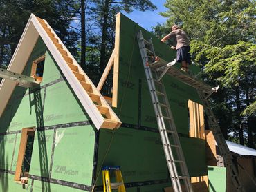 Our team working hard