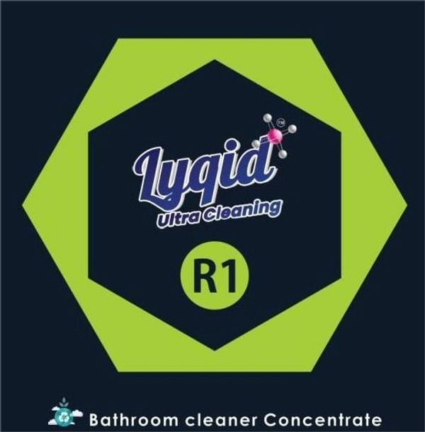 Logo of Lyqid Ultra Cleaning R1 bathroom cleaner concentrate.